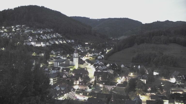 Dieses Bild zeigt eine Webcam-Aufnahme von Ottenhöfen, aufgenommen am Dienstag, den 29.09.2026 um 06:40 Uhr