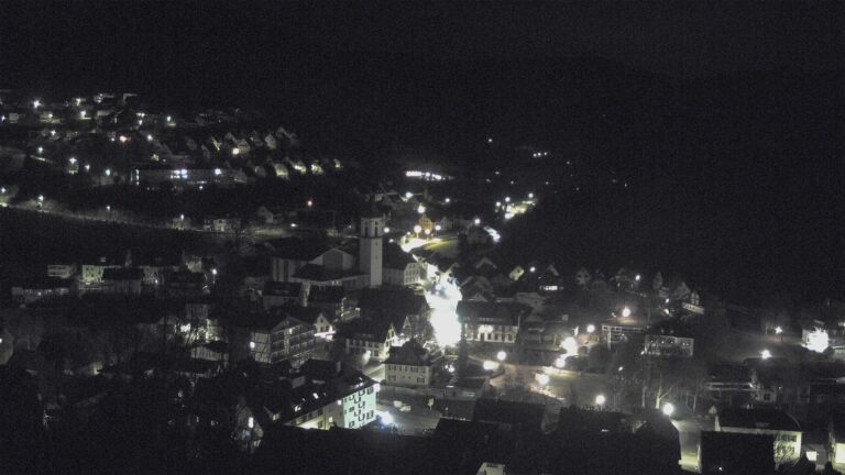 Dieses Bild zeigt eine Webcam-Aufnahme von Ottenhöfen, aufgenommen am Samstag, den 20.12.2025 um 03:00 Uhr