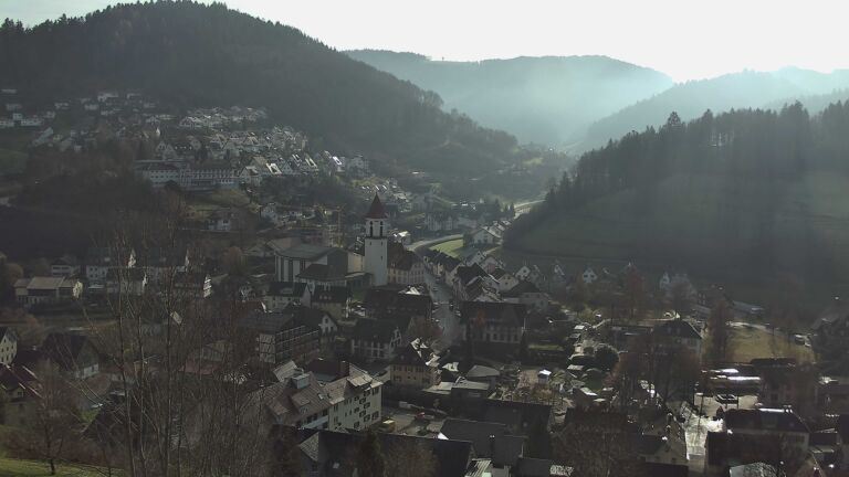 Dieses Bild zeigt eine Webcam-Aufnahme von Ottenhöfen, aufgenommen am Freitag, den 12.12.2025 um 12:30 Uhr