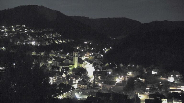 Dieses Bild zeigt eine Webcam-Aufnahme von Ottenhöfen, aufgenommen am Donnerstag, den 24.09.2026 um 20:50 Uhr