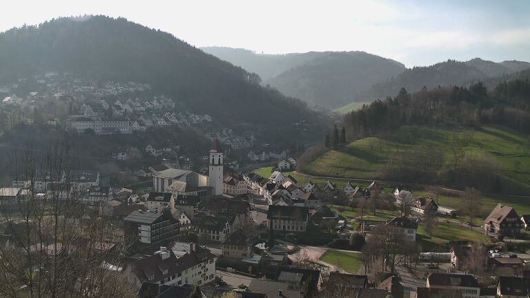 Dieses Bild zeigt eine Webcam-Aufnahme von Ottenhöfen, aufgenommen am Donnerstag, den 19.03.2026 um 09:00 Uhr