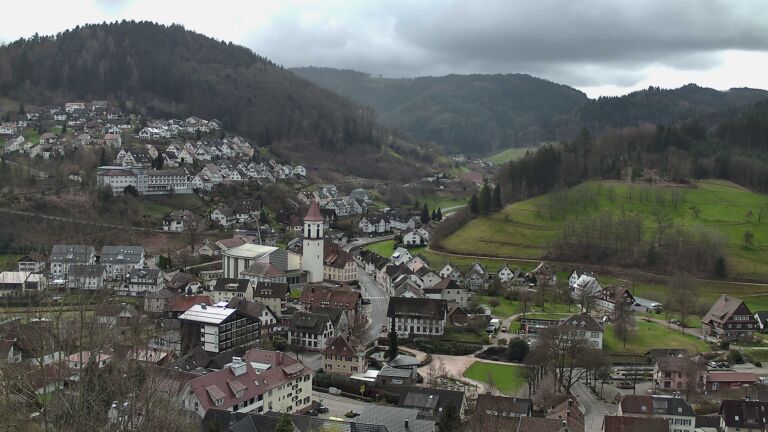 Dieses Bild zeigt eine Webcam-Aufnahme von Ottenhöfen, aufgenommen am Dienstag, den 17.03.2026 um 10:40 Uhr