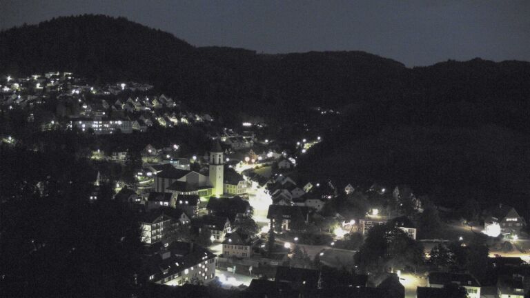 Dieses Bild zeigt eine Webcam-Aufnahme von Ottenhöfen, aufgenommen am Mittwoch, den 02.09.2026 um 21:00 Uhr