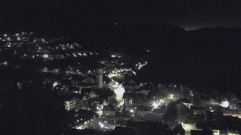 Dieses Bild zeigt eine Webcam-Aufnahme von Ottenhöfen, aufgenommen am Freitag, den 09.10.2026 um 23:30 Uhr