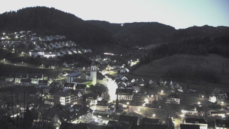 Dieses Bild zeigt eine Webcam-Aufnahme von Ottenhöfen, aufgenommen am Mittwoch, den 25.02.2026 um 06:30 Uhr