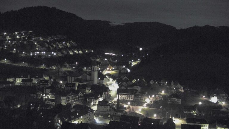 Dieses Bild zeigt eine Webcam-Aufnahme von Ottenhöfen, aufgenommen am Montag, den 30.03.2026 um 00:30 Uhr