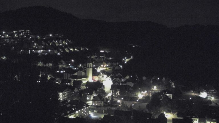 Dieses Bild zeigt eine Webcam-Aufnahme von Ottenhöfen, aufgenommen am Mittwoch, den 02.09.2026 um 22:30 Uhr