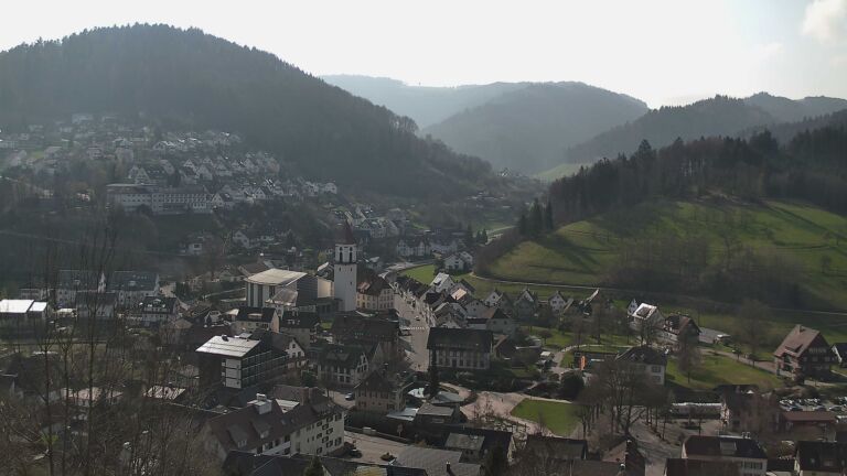 Dieses Bild zeigt eine Webcam-Aufnahme von Ottenhöfen, aufgenommen am Sonntag, den 22.03.2026 um 10:10 Uhr