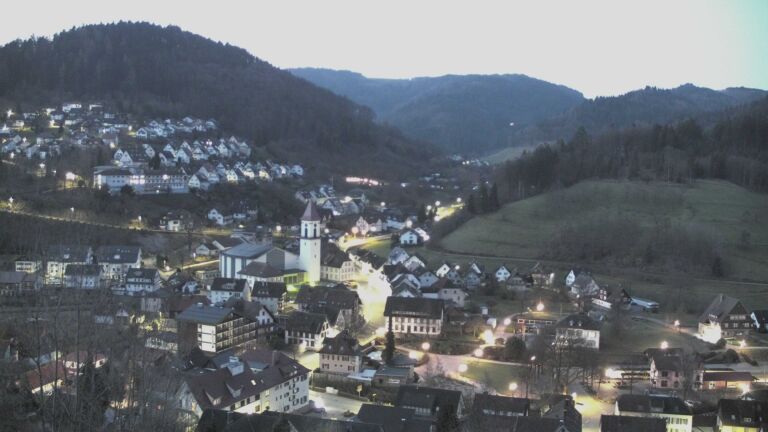 Dieses Bild zeigt eine Webcam-Aufnahme von Ottenhöfen, aufgenommen am Sonntag, den 08.03.2026 um 06:20 Uhr