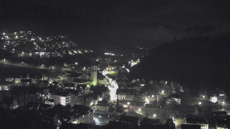 Dieses Bild zeigt eine Webcam-Aufnahme von Ottenhöfen, aufgenommen am Sonntag, den 12.04.2026 um 21:30 Uhr