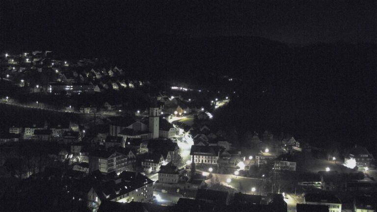 Dieses Bild zeigt eine Webcam-Aufnahme von Ottenhöfen, aufgenommen am Mittwoch, den 18.02.2026 um 01:30 Uhr