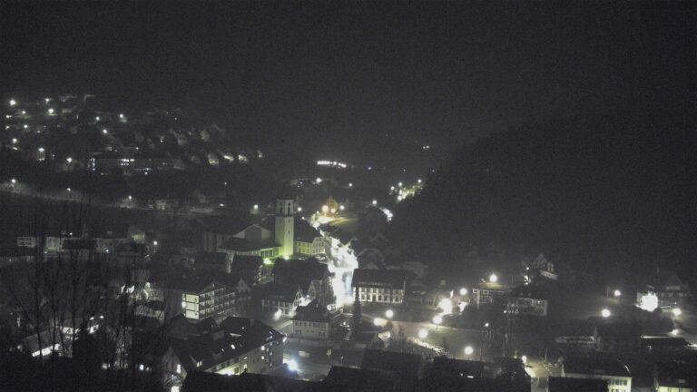 Dieses Bild zeigt eine Webcam-Aufnahme von Ottenhöfen, aufgenommen am Sonntag, den 22.02.2026 um 05:00 Uhr