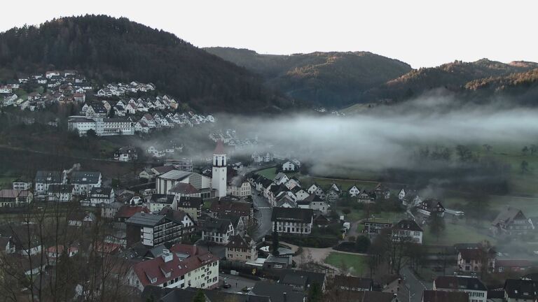 Dieses Bild zeigt eine Webcam-Aufnahme von Ottenhöfen, aufgenommen am Mittwoch, den 25.02.2026 um 08:00 Uhr