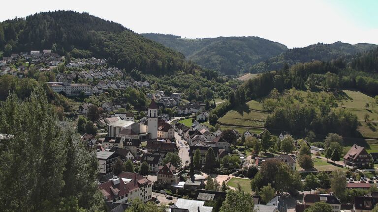 Dieses Bild zeigt eine Webcam-Aufnahme von Ottenhöfen, aufgenommen am Samstag, den 12.09.2026 um 12:20 Uhr