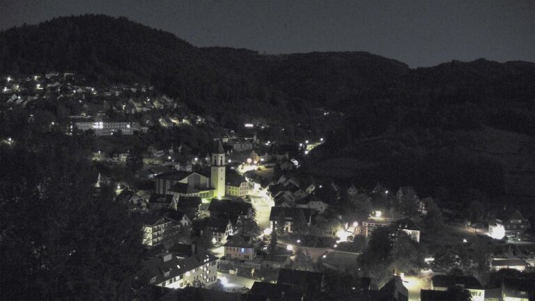 Dieses Bild zeigt eine Webcam-Aufnahme von Ottenhöfen, aufgenommen am Sonntag, den 27.09.2026 um 05:40 Uhr