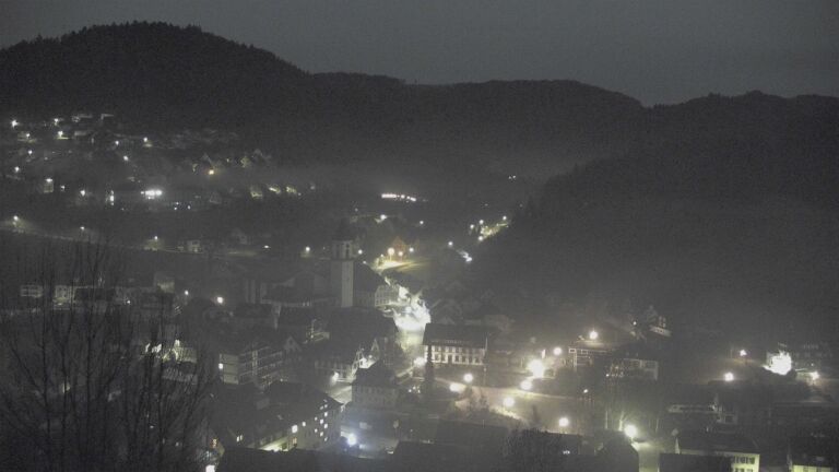 Dieses Bild zeigt eine Webcam-Aufnahme von Ottenhöfen, aufgenommen am Dienstag, den 03.02.2026 um 02:00 Uhr