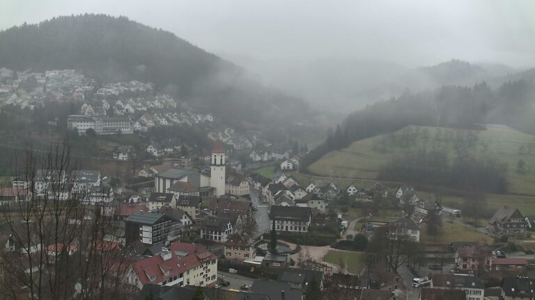 Dieses Bild zeigt eine Webcam-Aufnahme von Ottenhöfen, aufgenommen am Donnerstag, den 29.01.2026 um 09:20 Uhr