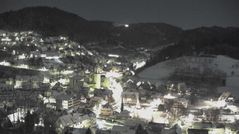 Dieses Bild zeigt eine Webcam-Aufnahme von Ottenhöfen, aufgenommen am Montag, den 05.01.2026 um 06:30 Uhr