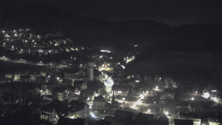 Dieses Bild zeigt eine Webcam-Aufnahme von Ottenhöfen, aufgenommen am Dienstag, den 30.12.2025 um 02:30 Uhr