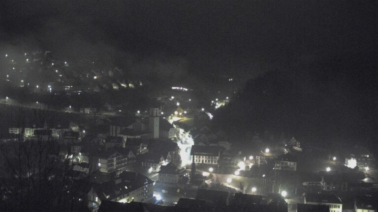 Dieses Bild zeigt eine Webcam-Aufnahme von Ottenhöfen, aufgenommen am Donnerstag, den 29.01.2026 um 03:00 Uhr