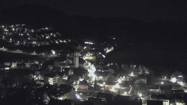 Dieses Bild zeigt eine Webcam-Aufnahme von Ottenhöfen, aufgenommen am Montag, den 29.12.2025 um 04:30 Uhr