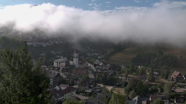 Dieses Bild zeigt eine Webcam-Aufnahme von Ottenhöfen, aufgenommen am Mittwoch, den 26.08.2026 um 09:20 Uhr