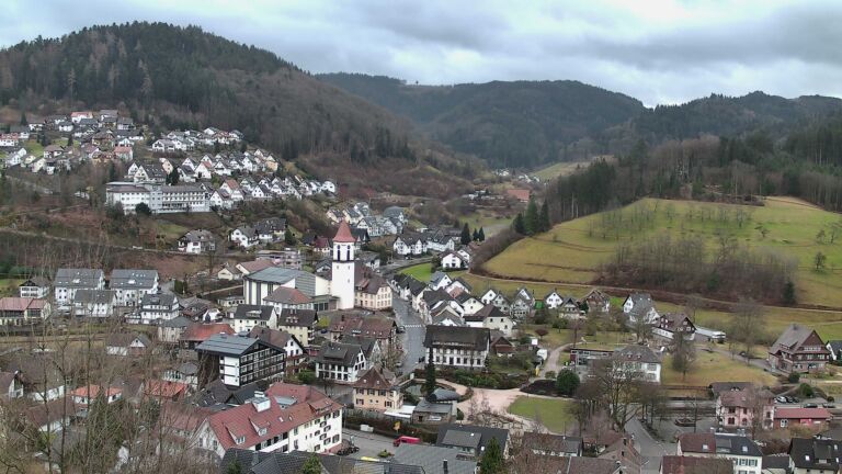 Dieses Bild zeigt eine Webcam-Aufnahme von Ottenhöfen, aufgenommen am Dienstag, den 10.02.2026 um 09:20 Uhr