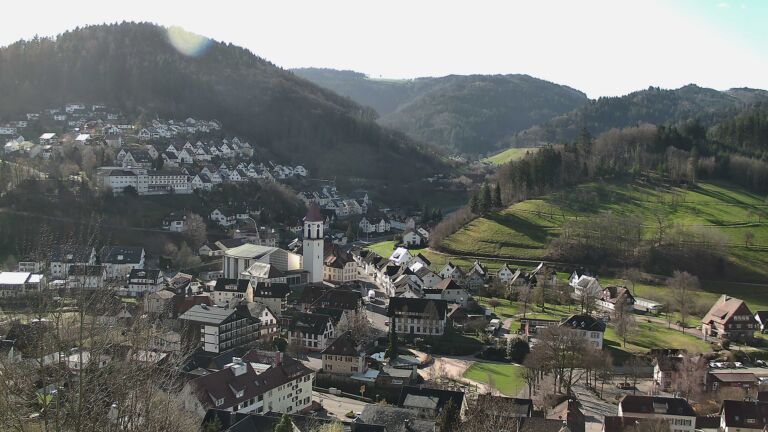 Dieses Bild zeigt eine Webcam-Aufnahme von Ottenhöfen, aufgenommen am Freitag, den 13.03.2026 um 09:30 Uhr