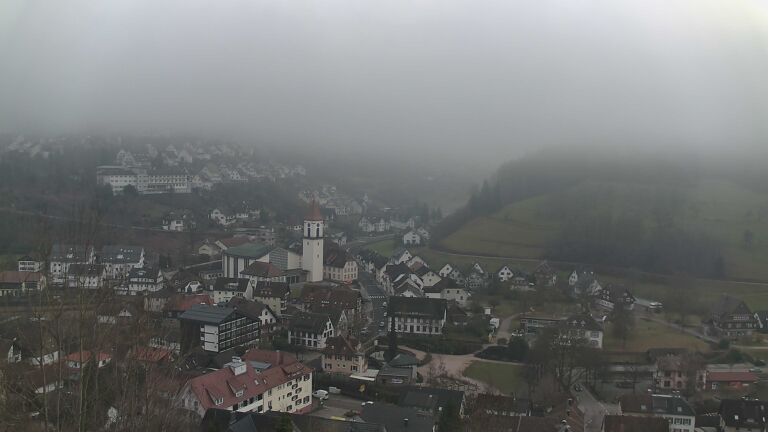 Dieses Bild zeigt eine Webcam-Aufnahme von Ottenhöfen, aufgenommen am Mittwoch, den 04.02.2026 um 16:30 Uhr