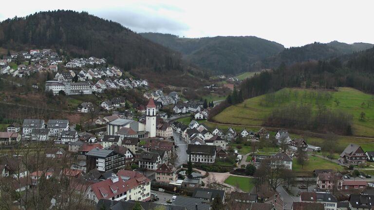 Dieses Bild zeigt eine Webcam-Aufnahme von Ottenhöfen, aufgenommen am Mittwoch, den 11.03.2026 um 09:10 Uhr