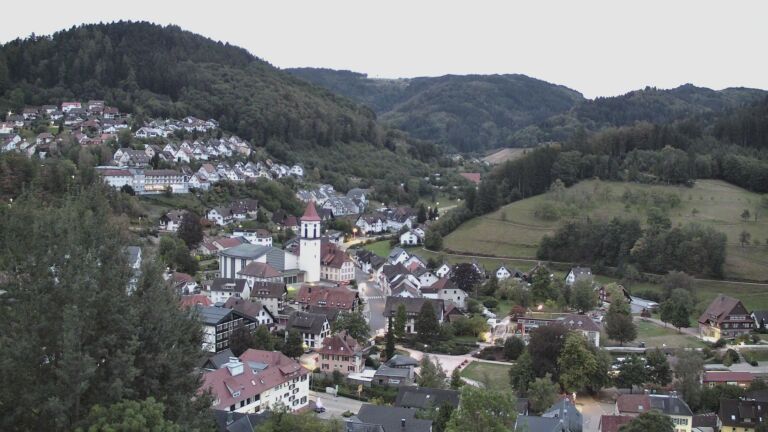 Dieses Bild zeigt eine Webcam-Aufnahme von Ottenhöfen, aufgenommen am Samstag, den 12.09.2026 um 06:40 Uhr