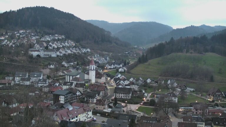 Dieses Bild zeigt eine Webcam-Aufnahme von Ottenhöfen, aufgenommen am Sonntag, den 22.03.2026 um 06:10 Uhr