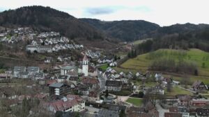 Dieses Bild zeigt eine Webcam-Aufnahme von Ottenhöfen, aufgenommen am Montag, den 23.02.2026 um 17:30 Uhr