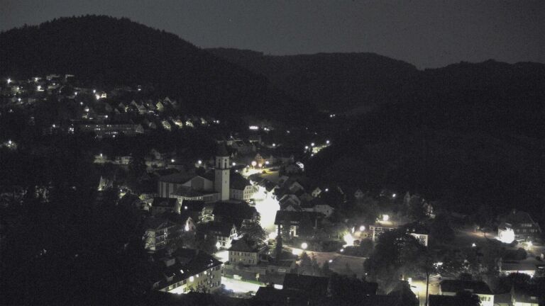 Dieses Bild zeigt eine Webcam-Aufnahme von Ottenhöfen, aufgenommen am Montag, den 03.08.2026 um 02:00 Uhr