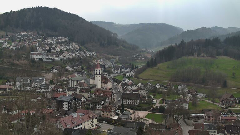 Dieses Bild zeigt eine Webcam-Aufnahme von Ottenhöfen, aufgenommen am Samstag, den 21.03.2026 um 12:10 Uhr