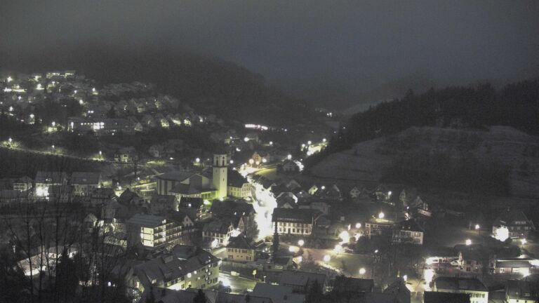 Dieses Bild zeigt eine Webcam-Aufnahme von Ottenhöfen, aufgenommen am Donnerstag, den 26.03.2026 um 05:30 Uhr