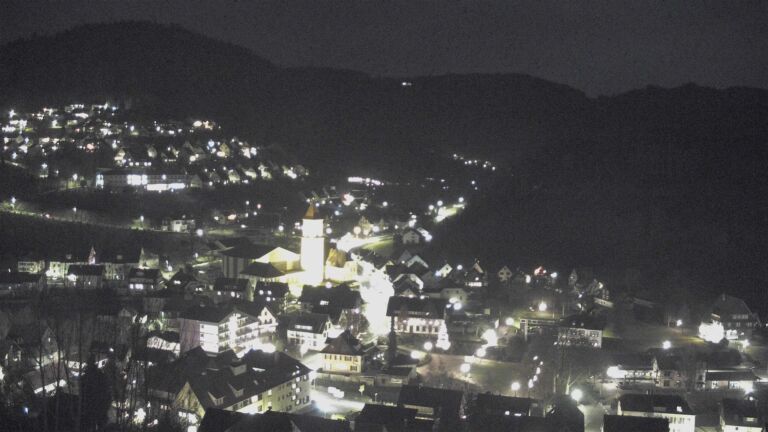 Dieses Bild zeigt eine Webcam-Aufnahme von Ottenhöfen, aufgenommen am Samstag, den 20.12.2025 um 17:40 Uhr