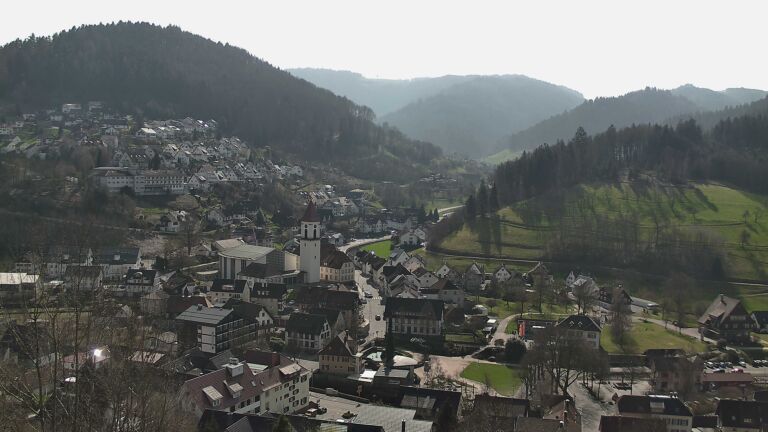 Dieses Bild zeigt eine Webcam-Aufnahme von Ottenhöfen, aufgenommen am Dienstag, den 10.03.2026 um 11:50 Uhr