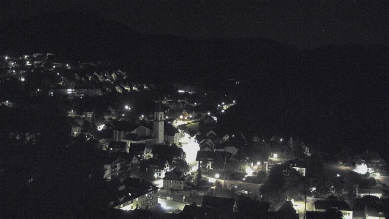 Dieses Bild zeigt eine Webcam-Aufnahme von Ottenhöfen, aufgenommen am Montag, den 13.07.2026 um 00:30 Uhr