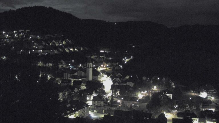 Dieses Bild zeigt eine Webcam-Aufnahme von Ottenhöfen, aufgenommen am Montag, den 31.08.2026 um 00:30 Uhr