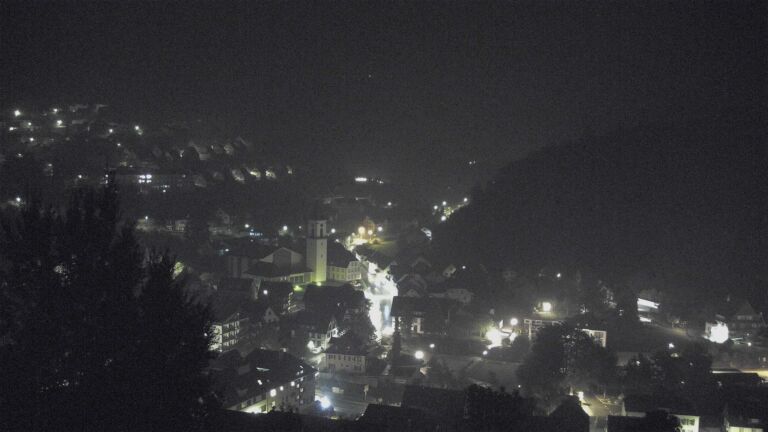 Dieses Bild zeigt eine Webcam-Aufnahme von Ottenhöfen, aufgenommen am Samstag, den 10.10.2026 um 05:00 Uhr