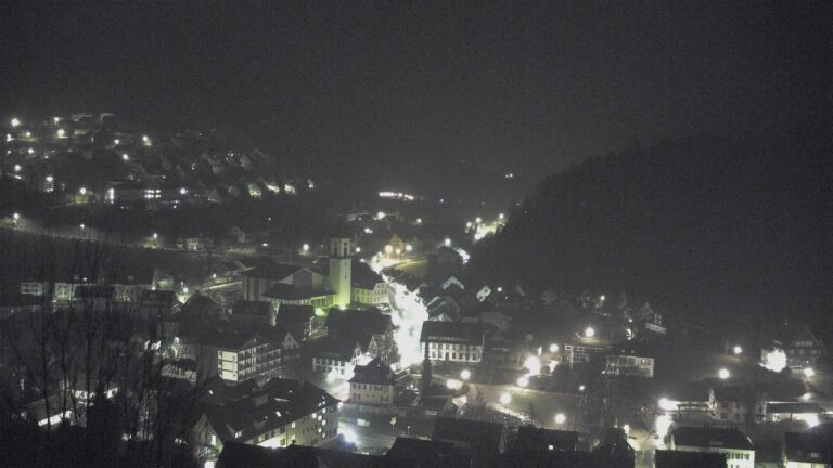 Dieses Bild zeigt eine Webcam-Aufnahme von Ottenhöfen, aufgenommen am Sonntag, den 22.02.2026 um 06:20 Uhr