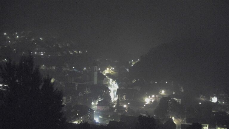 Dieses Bild zeigt eine Webcam-Aufnahme von Ottenhöfen, aufgenommen am Mittwoch, den 14.10.2026 um 03:30 Uhr