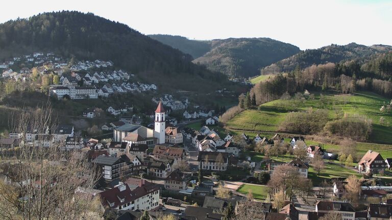 Dieses Bild zeigt eine Webcam-Aufnahme von Ottenhöfen, aufgenommen am Dienstag, den 07.04.2026 um 08:30 Uhr