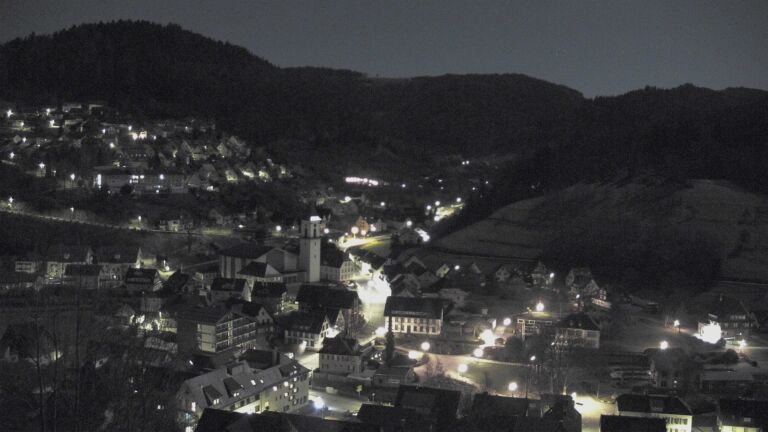 Dieses Bild zeigt eine Webcam-Aufnahme von Ottenhöfen, aufgenommen am Dienstag, den 03.03.2026 um 02:00 Uhr