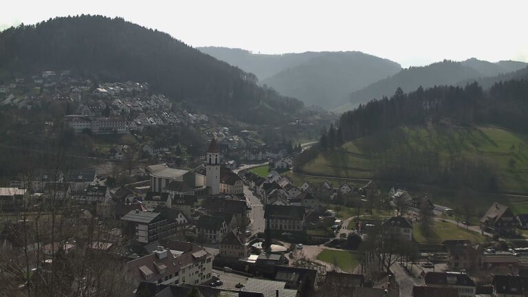 Dieses Bild zeigt eine Webcam-Aufnahme von Ottenhöfen, aufgenommen am Montag, den 09.03.2026 um 11:40 Uhr