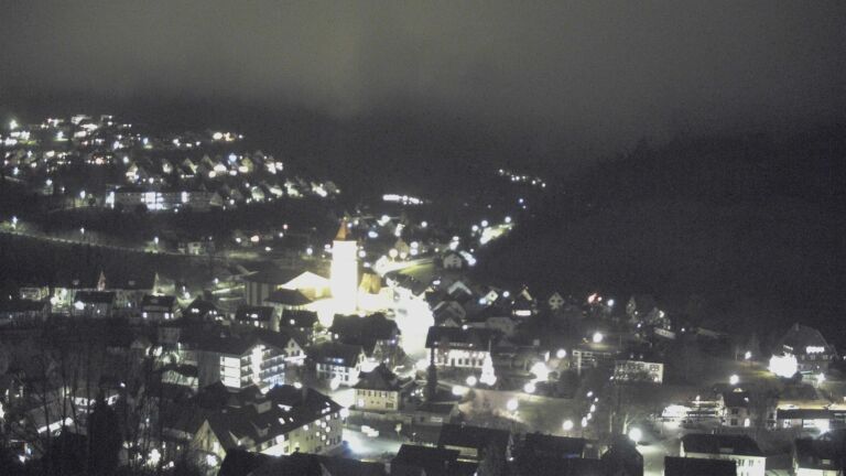 Dieses Bild zeigt eine Webcam-Aufnahme von Ottenhöfen, aufgenommen am Montag, den 22.12.2025 um 20:10 Uhr