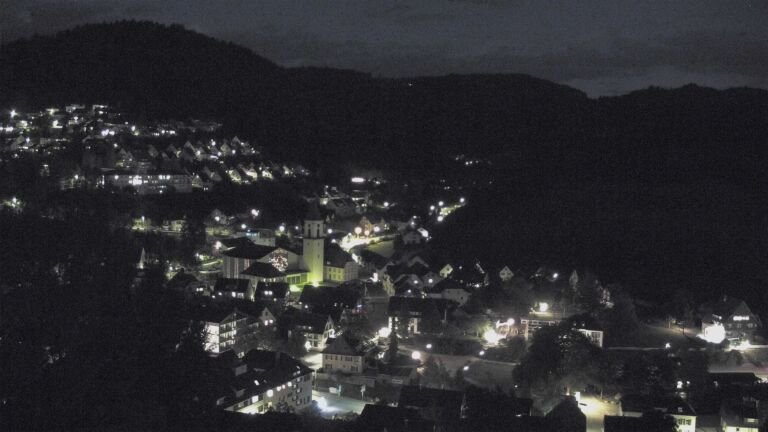 Dieses Bild zeigt eine Webcam-Aufnahme von Ottenhöfen, aufgenommen am Mittwoch, den 09.09.2026 um 20:50 Uhr