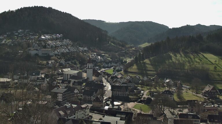 Dieses Bild zeigt eine Webcam-Aufnahme von Ottenhöfen, aufgenommen am Donnerstag, den 26.02.2026 um 11:40 Uhr