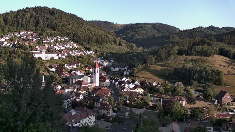 Dieses Bild zeigt eine Webcam-Aufnahme von Ottenhöfen, aufgenommen am Dienstag, den 21.07.2026 um 20:10 Uhr